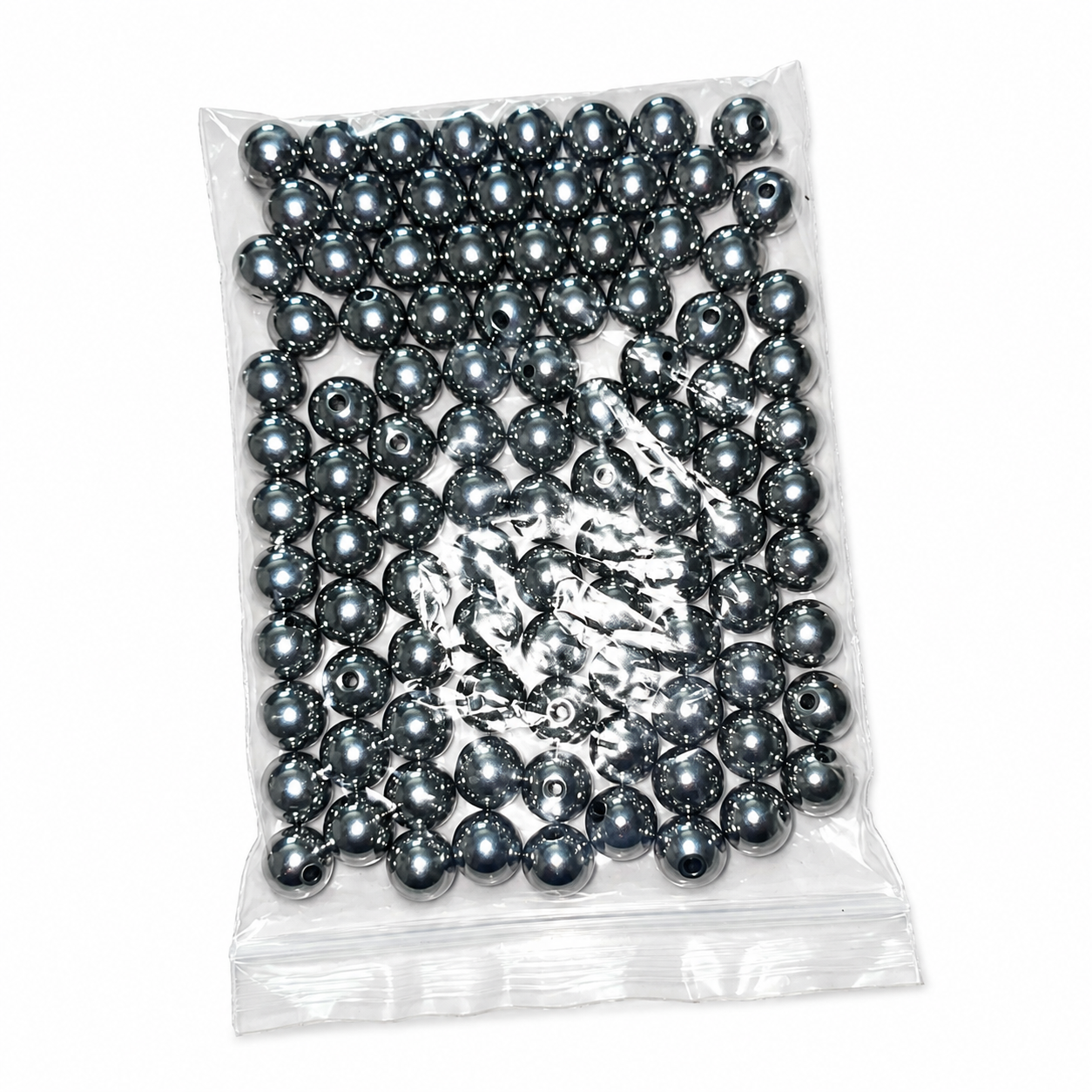 3/8” Solid Stainless Musky Beads